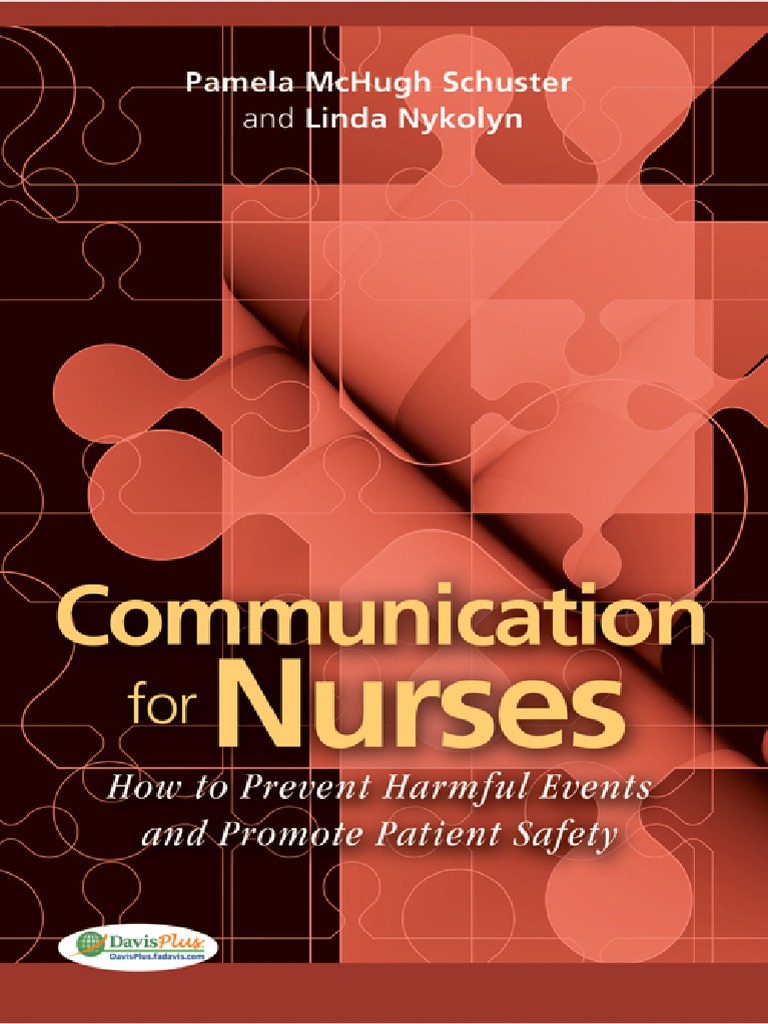 DR Schuster, Nykolyn) Communication For Nurses H (BookFi) | PDF | Patient  Safety | Competence (Human Resources)