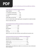 Fórmulas Com Fatores de Crescimento