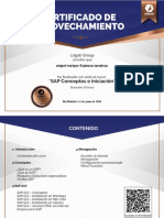 SAP Conceptos e Iniciación-Obtener Certificado de Aprovechamiento 6857
