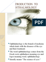 Introduction To Ophthalmology