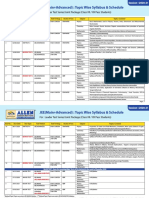 Jee Main and Advanced Leader Schedule and Syllabus PDF