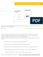 D3D Wi-Fi GSM Smart Alarm System - User Manual