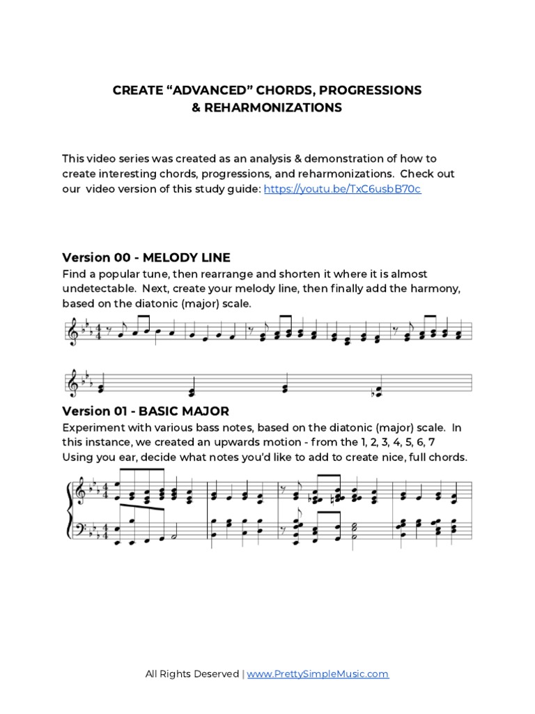 Advanced Chord Techniques | PDF