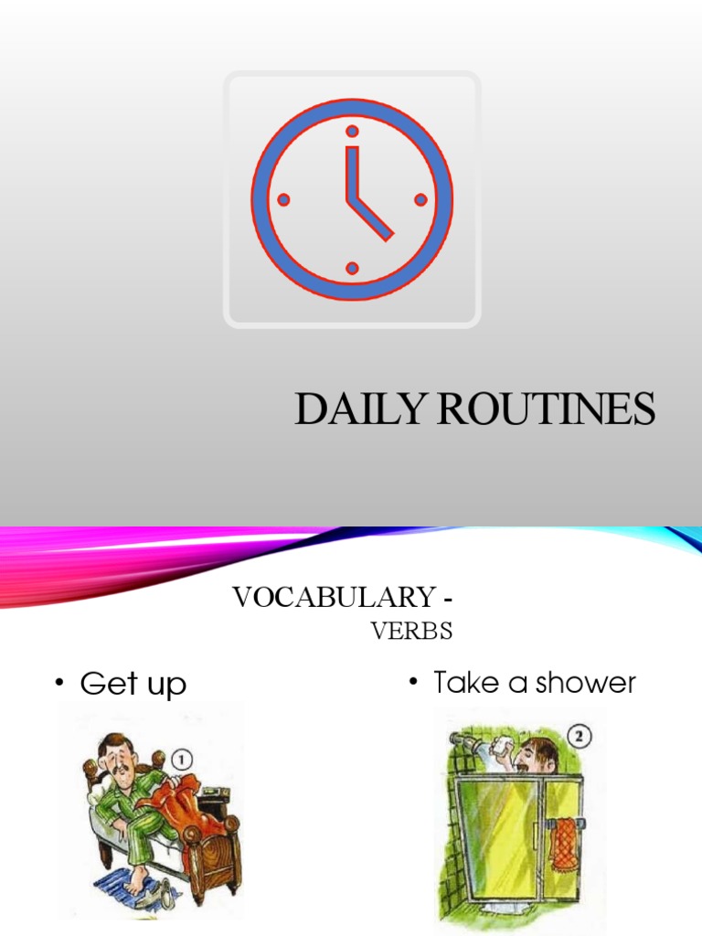 Daily Routines and Time Vocabulary Guide | PDF | Linguistic Typology ...