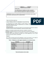 Interpreta y analiza diagramas estadísticos para datos no agrupados