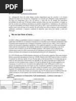 La Inmigración y La Escuela