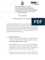 11-2020 Edital para Selecao Publica de Tutor A Distancia - Biblioteconomia