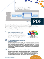 How To Create A Project Budget PDF