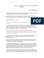 Adicional de Periculosidade para Atividades Com Energia Elétrica