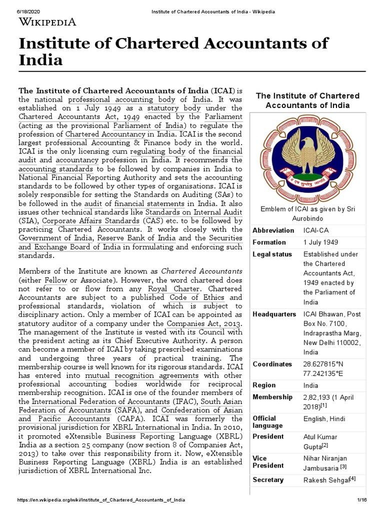 Chartered Accountant Wikipedia 