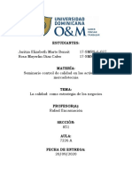 Calidad Como Estrategias en Los Negocios