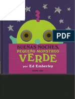 Buenas Noches Pequeño Monstruo Verde PDF