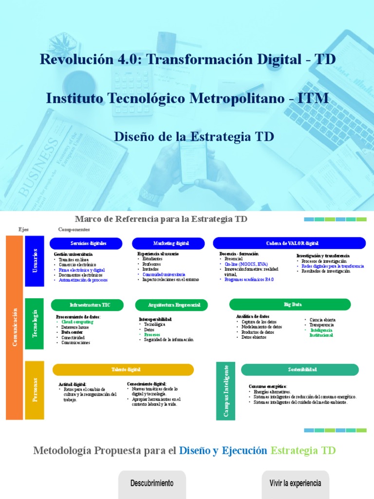 Transformación Digital Estrategia | PDF | Big Data | Tecnologías de la ...