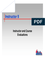 Instructor II: Instructor and Course Evaluations