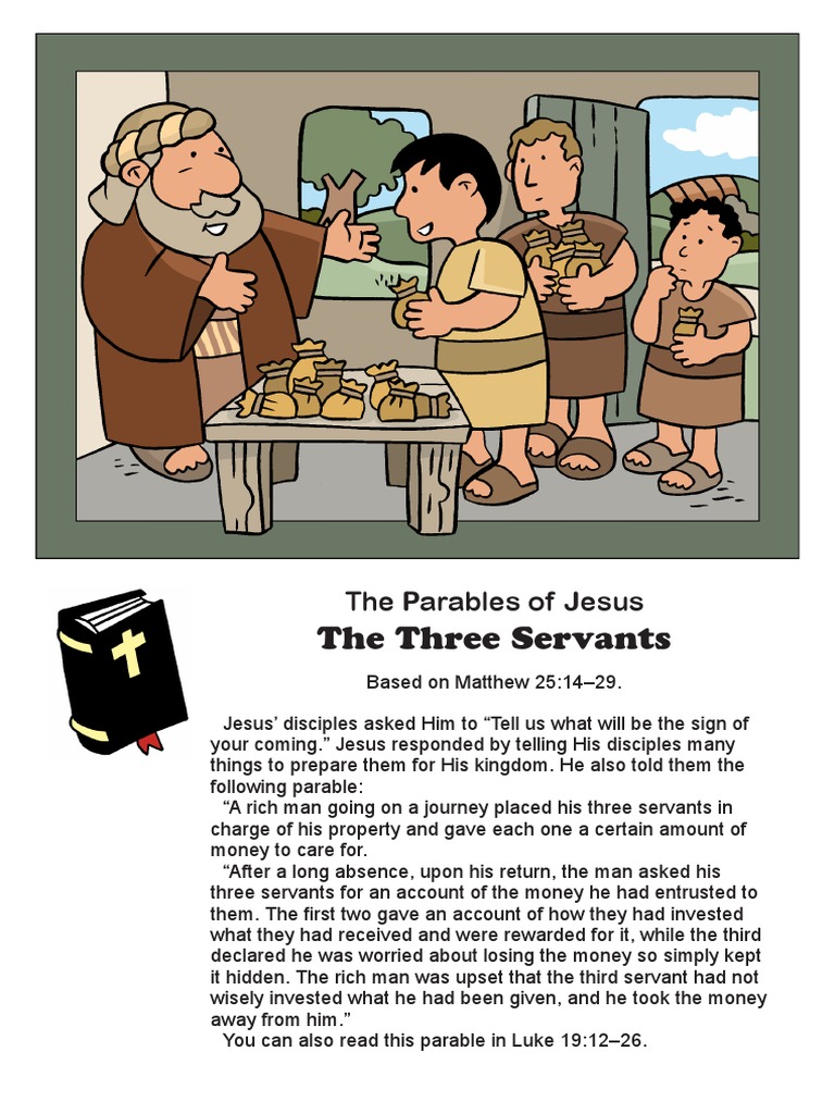 The Parables Of Jesus The Three Servants Pdf Parables Of Jesus - Free ...
