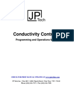 Conductivity Controller: Programming and Operations Manual