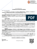 Año de La Universalización de La Salud: Nro. Curso Nombre Cred. Cat. Nota