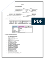 Family relationships matching and translation