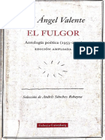 Valente, J. - Poemas A Lázaro (El Fulgor) PDF