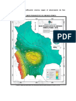 ZONIFICACIÓN SÍSMICA EN BOLIVIA 