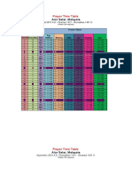 Alor Setar, Malaysia: Prayer Time Table