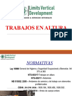 Normativas y medidas de seguridad en trabajos en altura