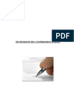 Techniques de L'expression Écrite PDF