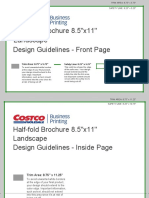 Half-Fold Brochure 8.5"x11" Landscape Design Guidelines - Front Page