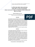 Creación de La Facultad de Psicología en La UNSA PDF