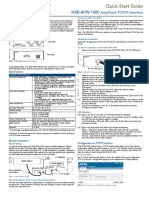 Quick Start Guide: NXB-APW-1000