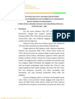 LPJ PP & SDM Badan Eksekutif Mahasiswa Stikes Wdh-Masda Periode 2020-1