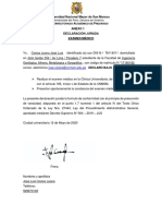 Declaración Jurada PDF
