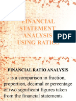 Financial Statement Analysis Using Ratios