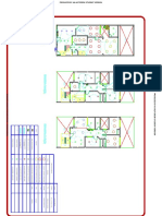 Vivienda multifamiliar distribución luminarias