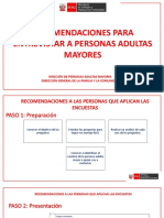 Recomendaciones Adultos Mayores