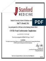 Saif N Alwaeli, MA: COVID-19 and Cardiovascular Complications