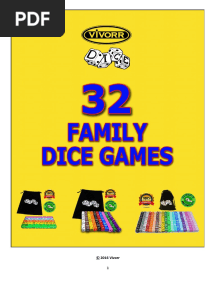 32 Family Dice Games PDF
