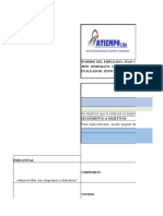 Formato de Evaluacion de Desempeño