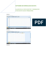 Análisis normalidad nota SPSS