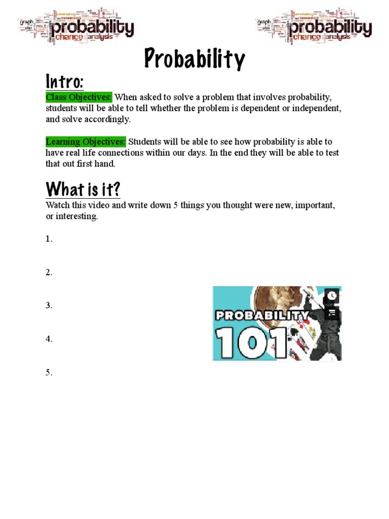 Guided Notes PDF | PDF | Probability | Cognition