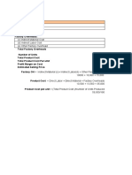 (A) Direct Material Cost (B) Direct Labor Cost