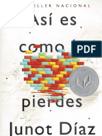 Asi Es Como La Pierdes Junot Diaz ALL