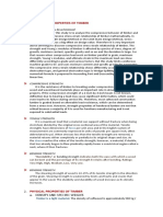 Mechanical Properties of Timber: Stress and Strain Relationship