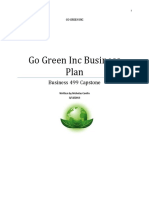 Go Green Inc Business Plan