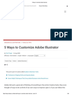 5 Ways To Customize Adobe Illustrator PDF