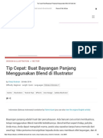 Tip Cepat - Buat Bayangan Panjang Menggunakan Blend Di Illustrator PDF