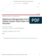 Bagaimana Menggunakan Dan Menginstal Sebuah Graphic Style Dalam Adobe Illustrator PDF