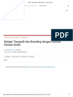 Belajar Tipografi Dan Branding Dengan Kursus Desain Grafis PDF