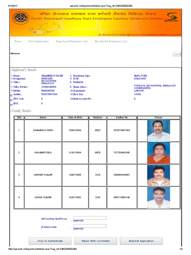 Employee Details and Blacklist Info | PDF | Access Control | Computing ...