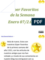 Super Favoritos de La Semana Ene 7/2.011